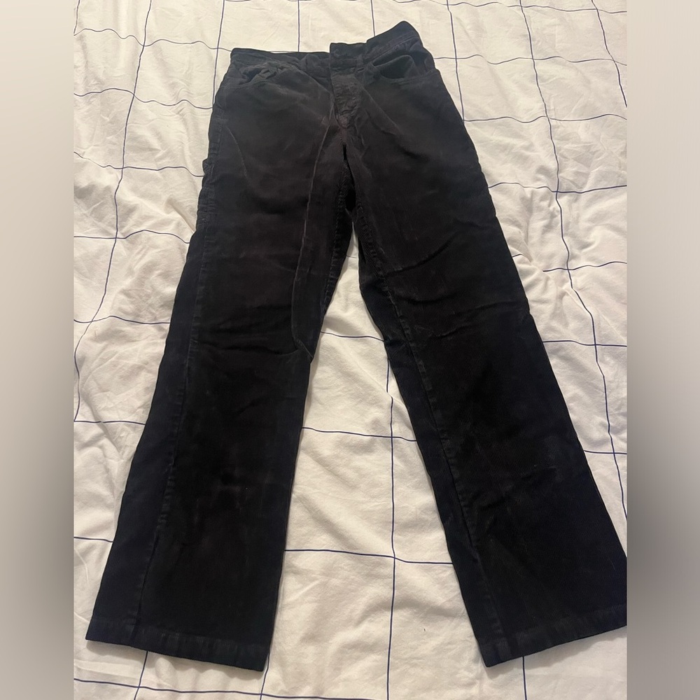 Brandy Melville Black Corduroy Pants